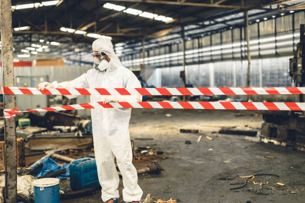 Professional Drug Lab Cleanup technician working in Claremont, CA